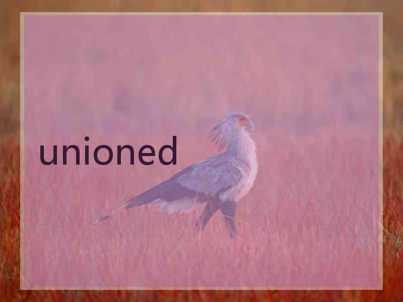 unioned