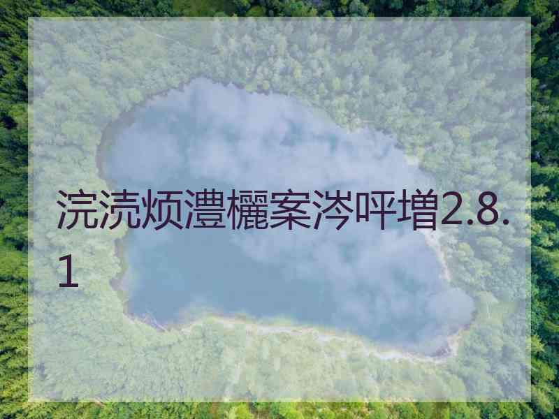 浣涜烦澧欐案涔呯増2.8.1