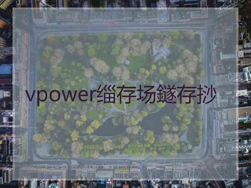 vpower缁存场鐩存挱