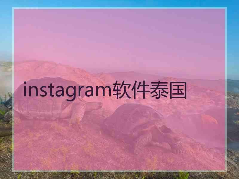 instagram软件泰国