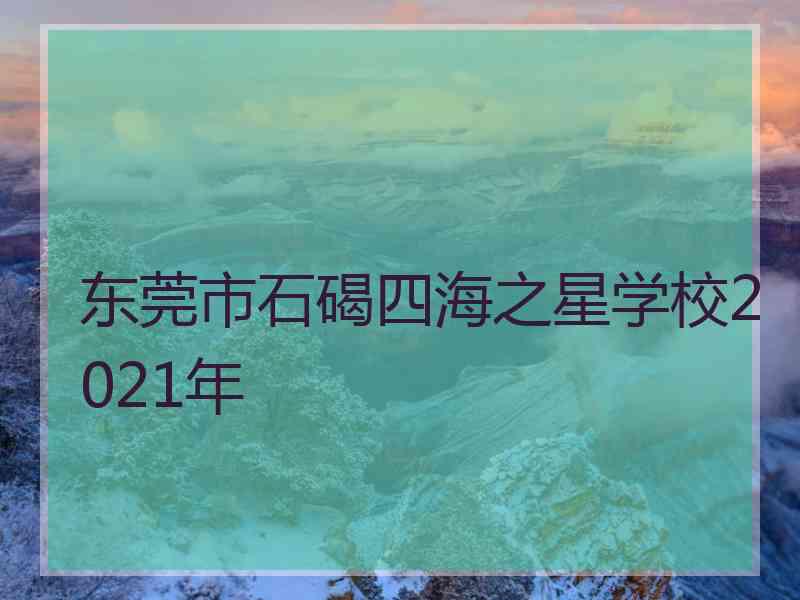 东莞市石碣四海之星学校2021年