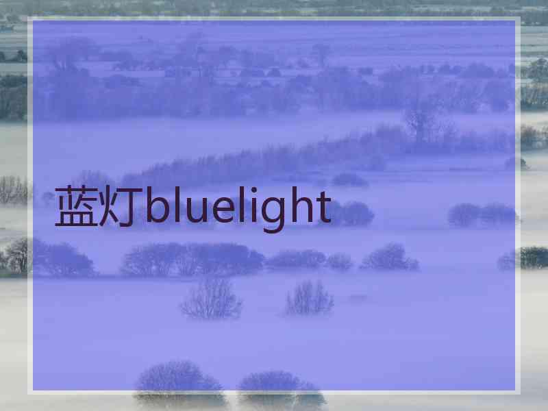 蓝灯bluelight