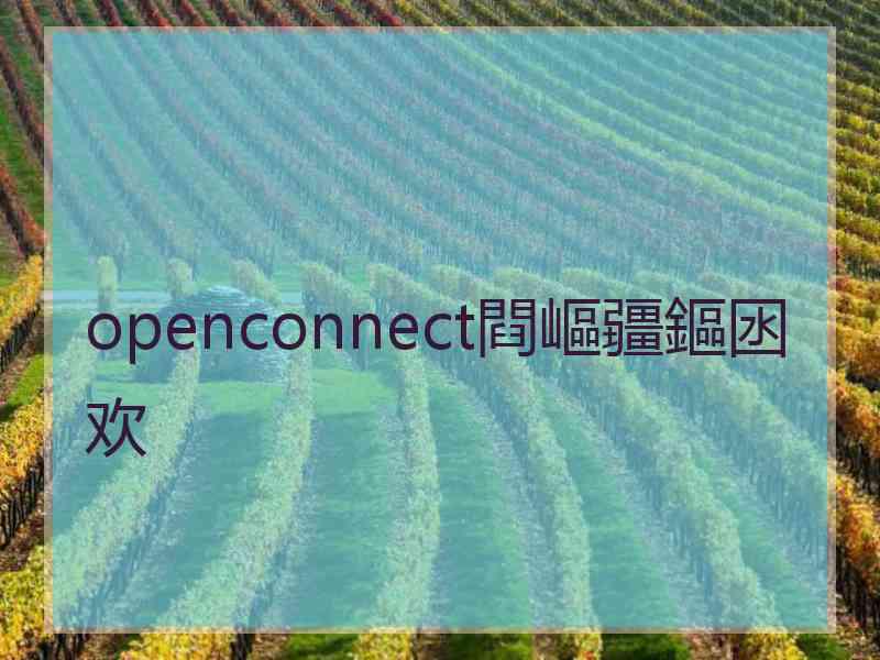 openconnect閰嶇疆鏂囦欢