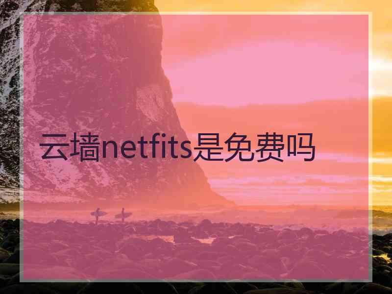 云墙netfits是免费吗