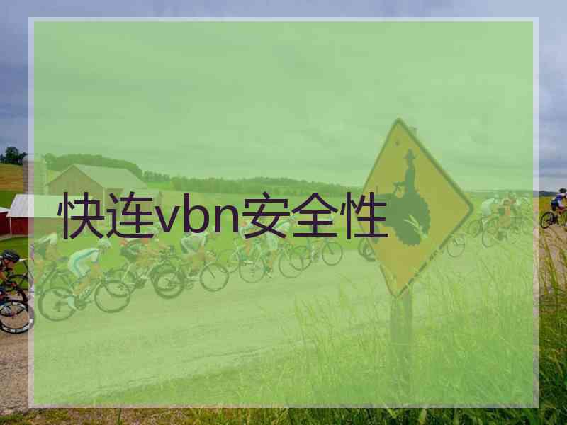 快连vbn安全性