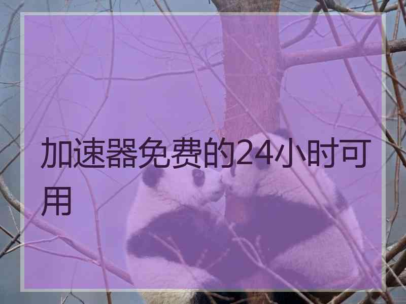 加速器免费的24小时可用