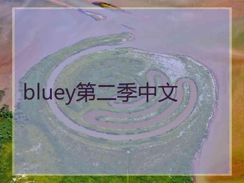 bluey第二季中文