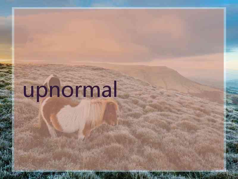 upnormal