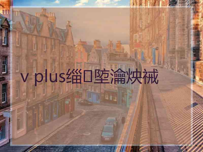 v plus缁埅瀹炴祴