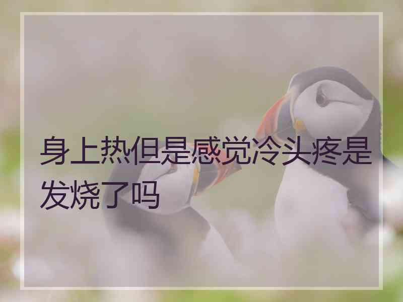 身上热但是感觉冷头疼是发烧了吗