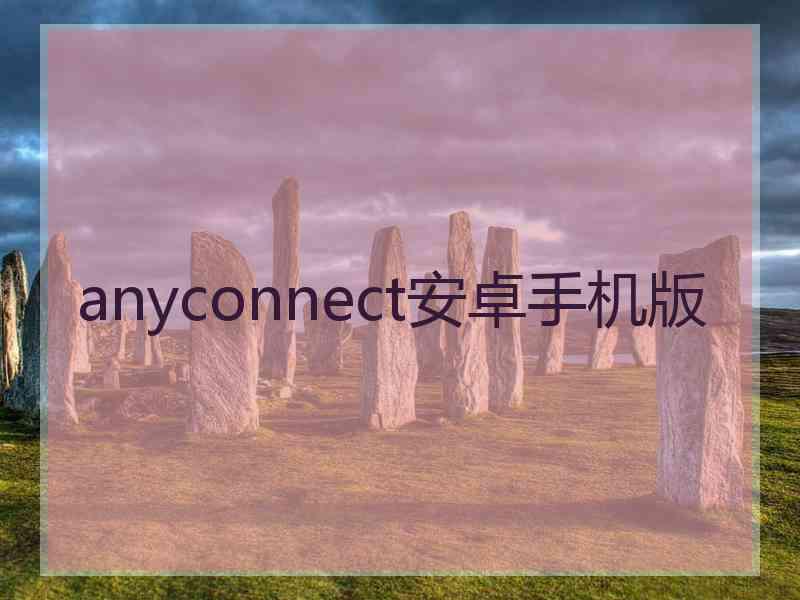 anyconnect安卓手机版