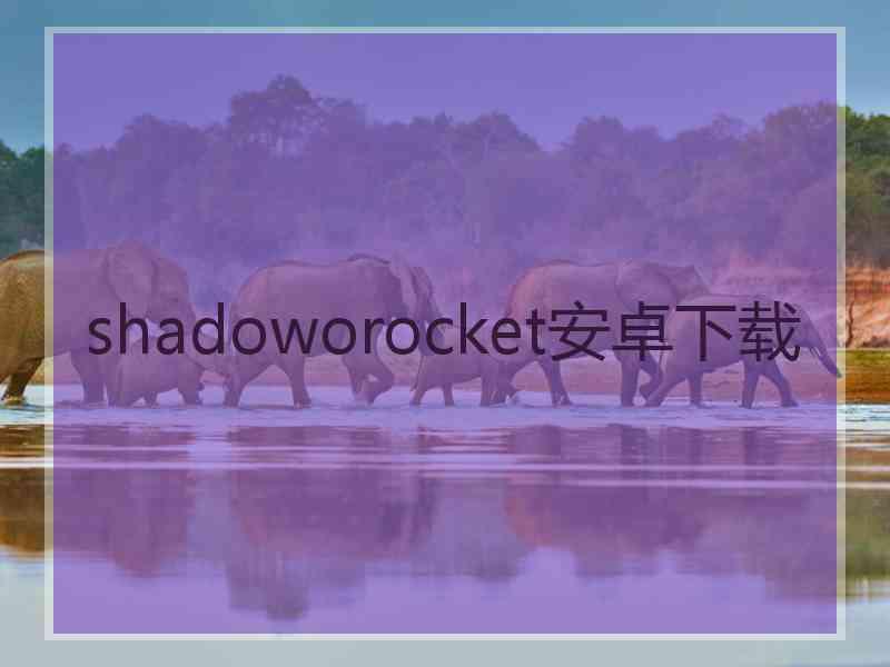 shadoworocket安卓下载