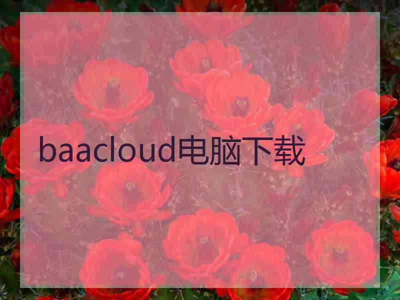 baacloud电脑下载