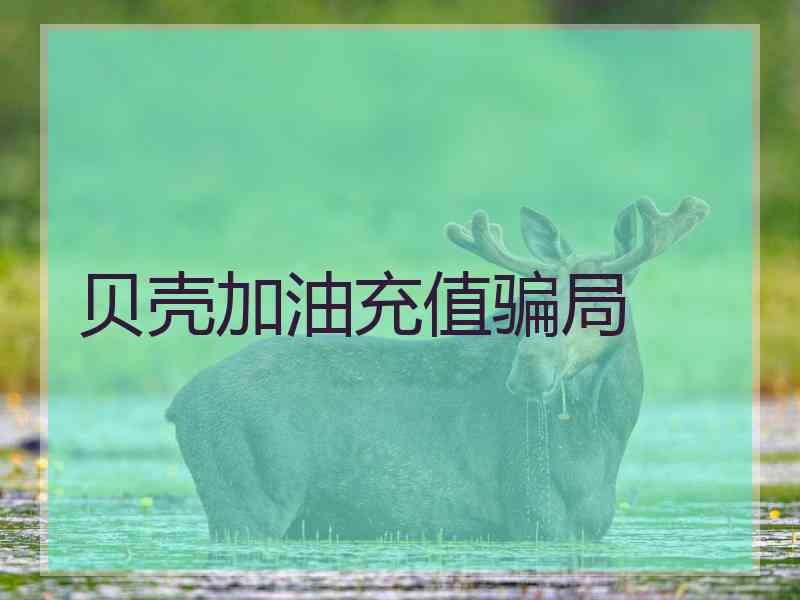 贝壳加油充值骗局