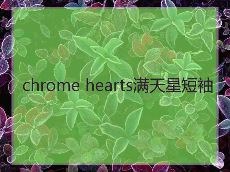 chrome hearts满天星短袖