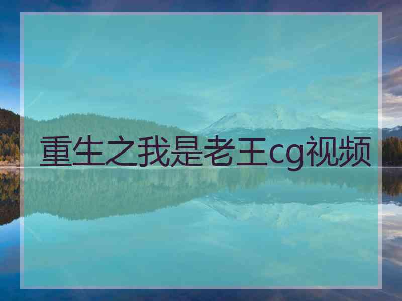 重生之我是老王cg视频