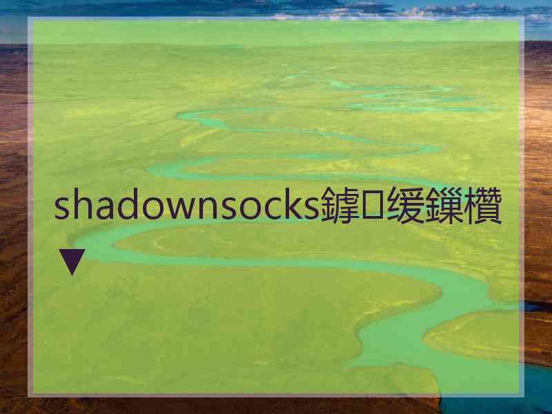 shadownsocks鎼缓鏁欑▼