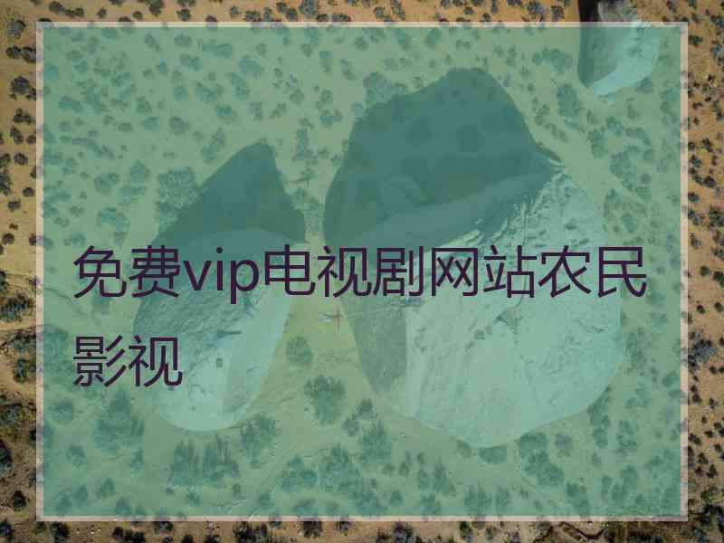 免费vip电视剧网站农民影视