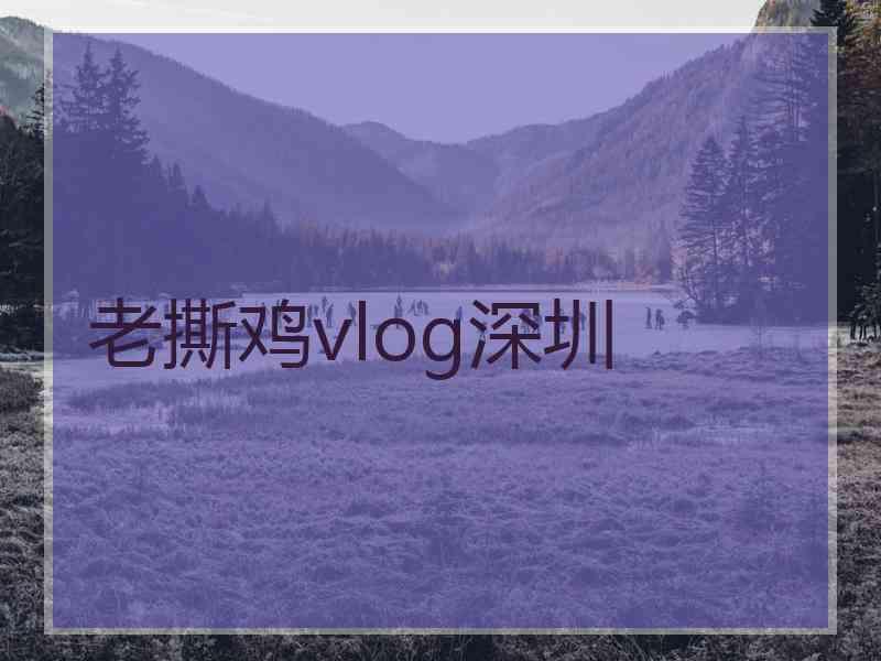 老撕鸡vlog深圳