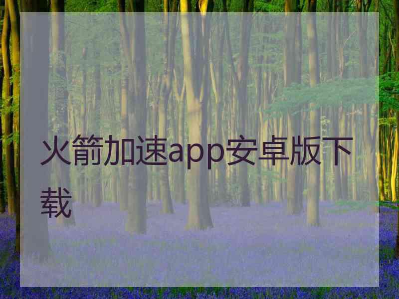 火箭加速app安卓版下载