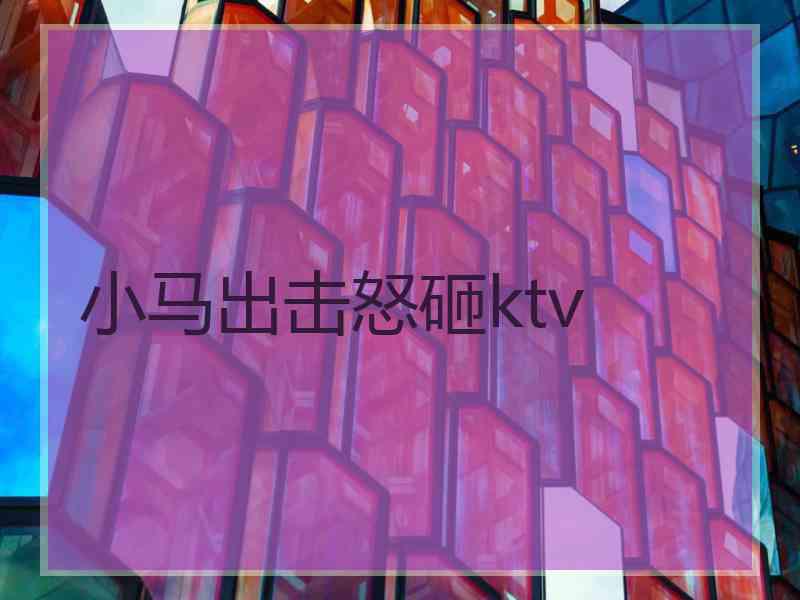 小马出击怒砸ktv