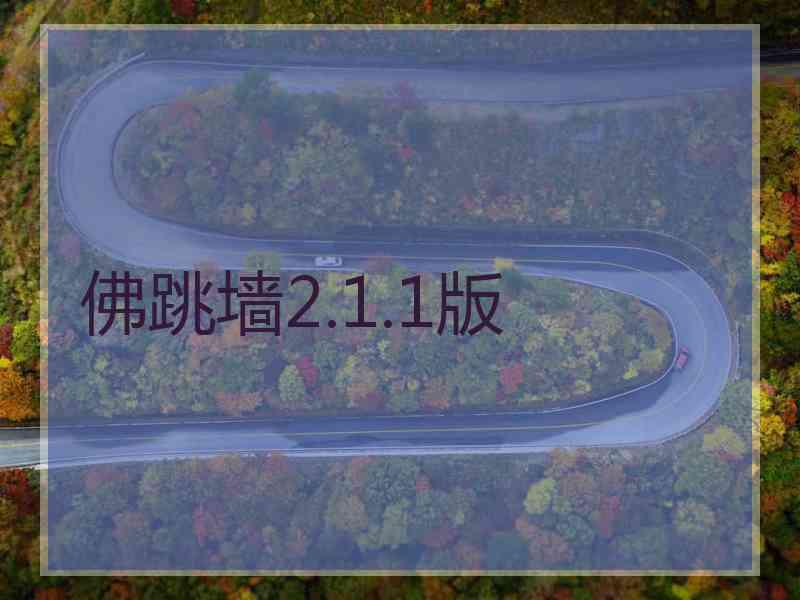 佛跳墙2.1.1版