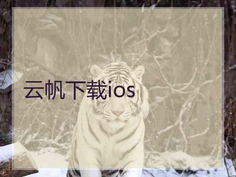 云帆下载ios