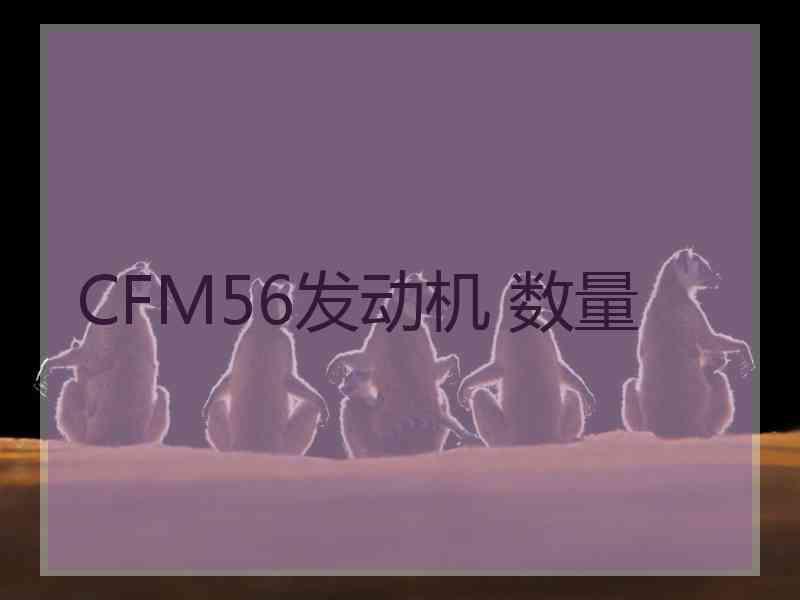 CFM56发动机 数量