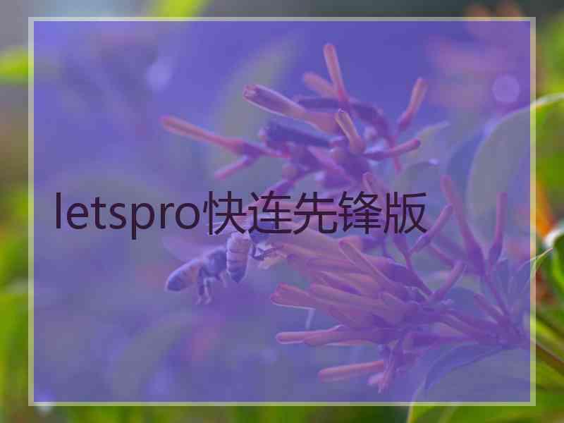 letspro快连先锋版