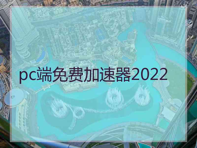 pc端免费加速器2022