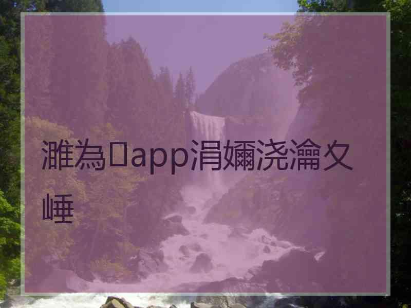 濉為app涓嬭浇瀹夊崜