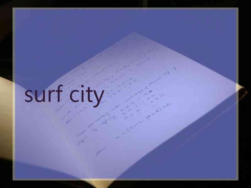 surf city