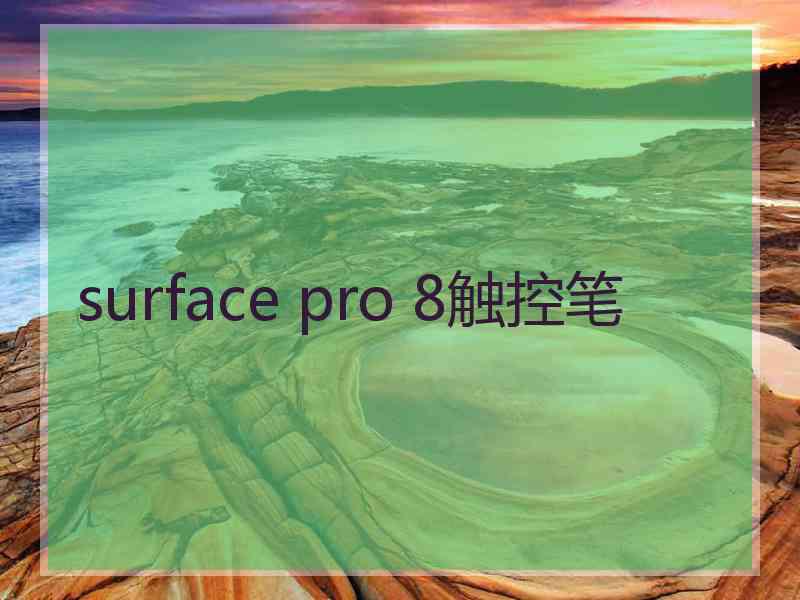 surface pro 8触控笔