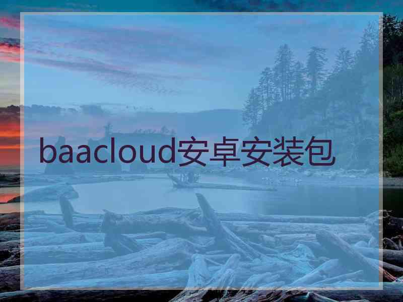 baacloud安卓安装包