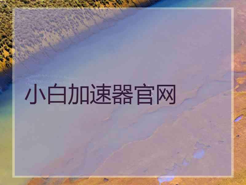 小白加速器官网