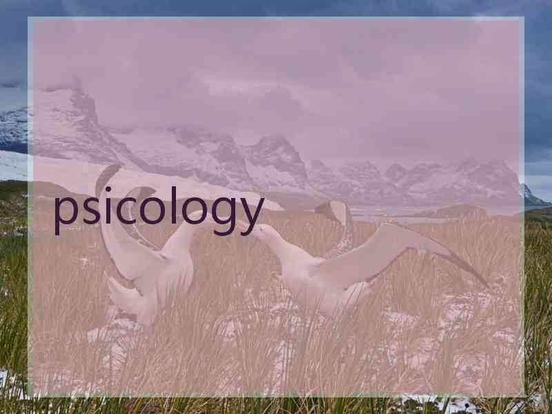 psicology