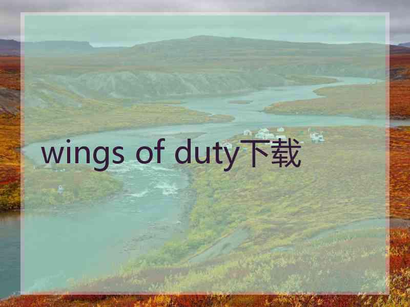 wings of duty下载