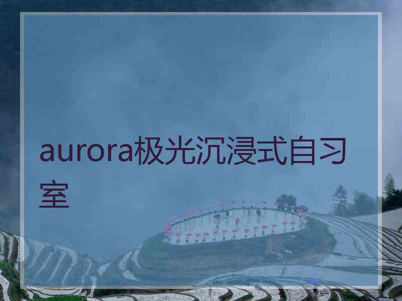 aurora极光沉浸式自习室