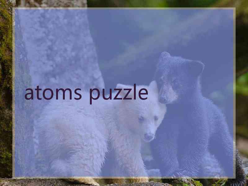 atoms puzzle