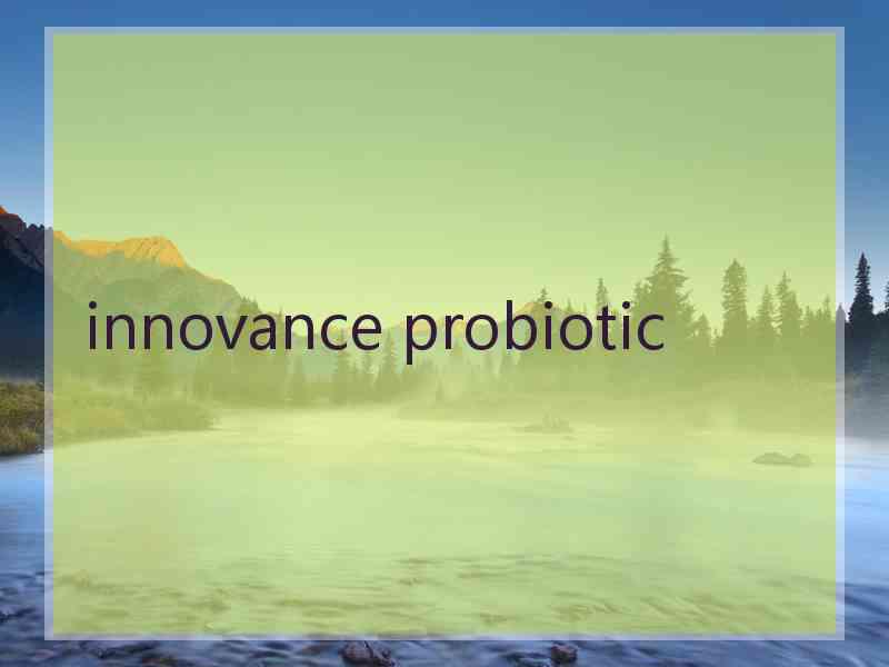 innovance probiotic