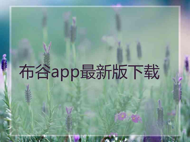 布谷app最新版下载