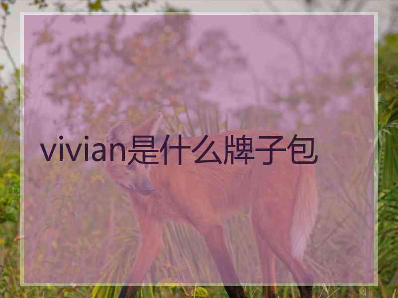 vivian是什么牌子包