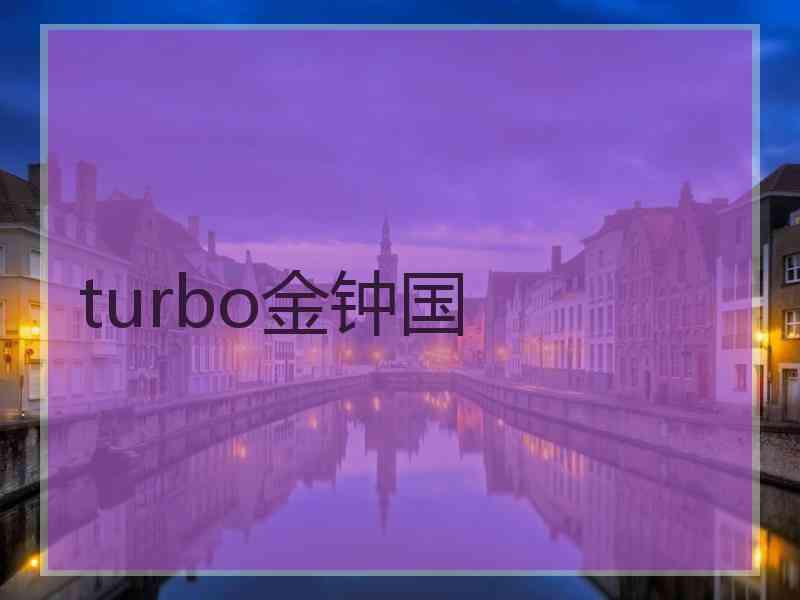 turbo金钟国