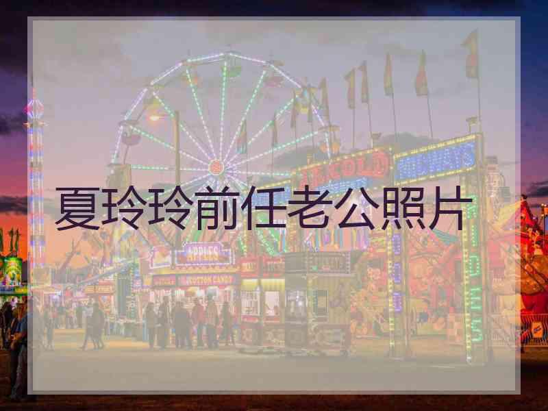 夏玲玲前任老公照片