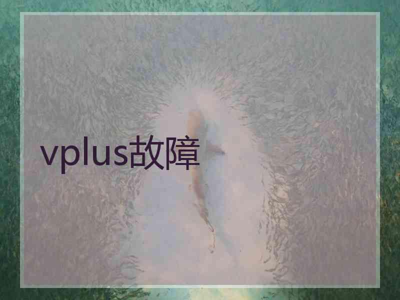 vplus故障