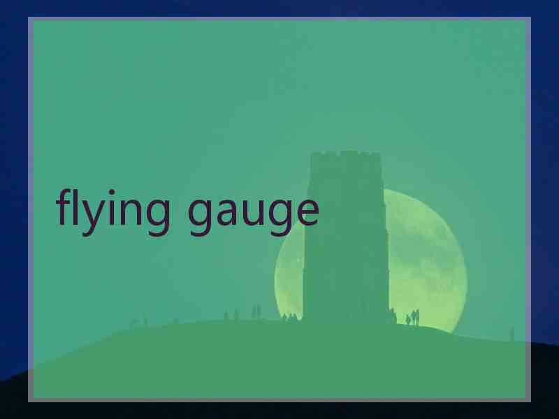 flying gauge