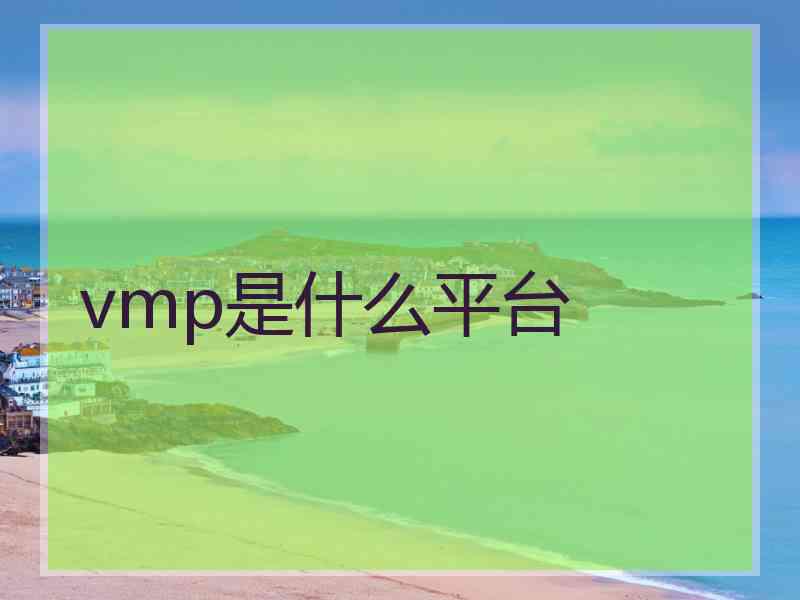 vmp是什么平台