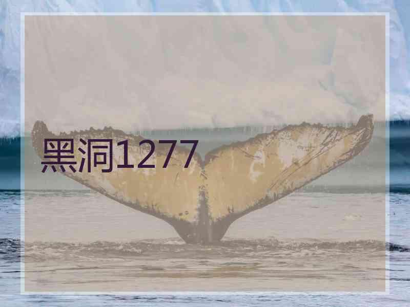 黑洞1277