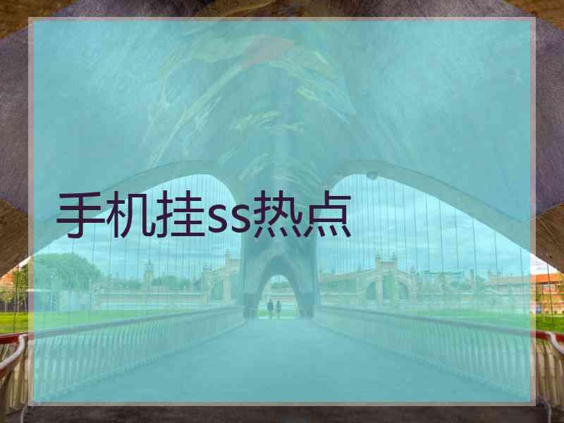 手机挂ss热点