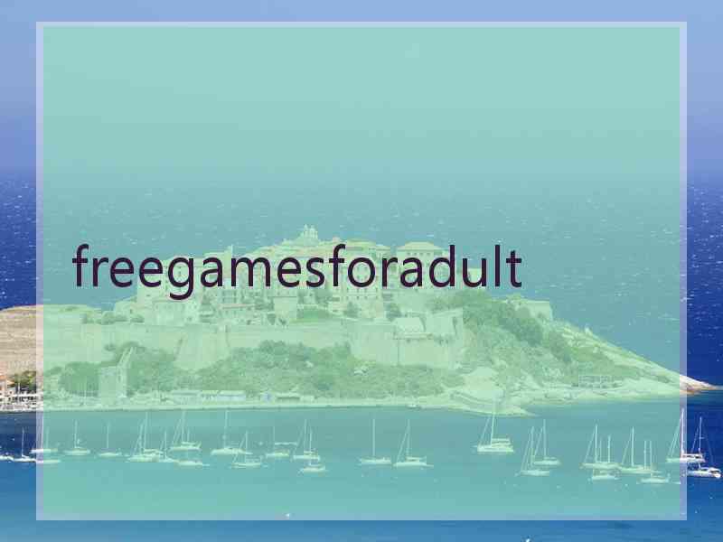 freegamesforadult